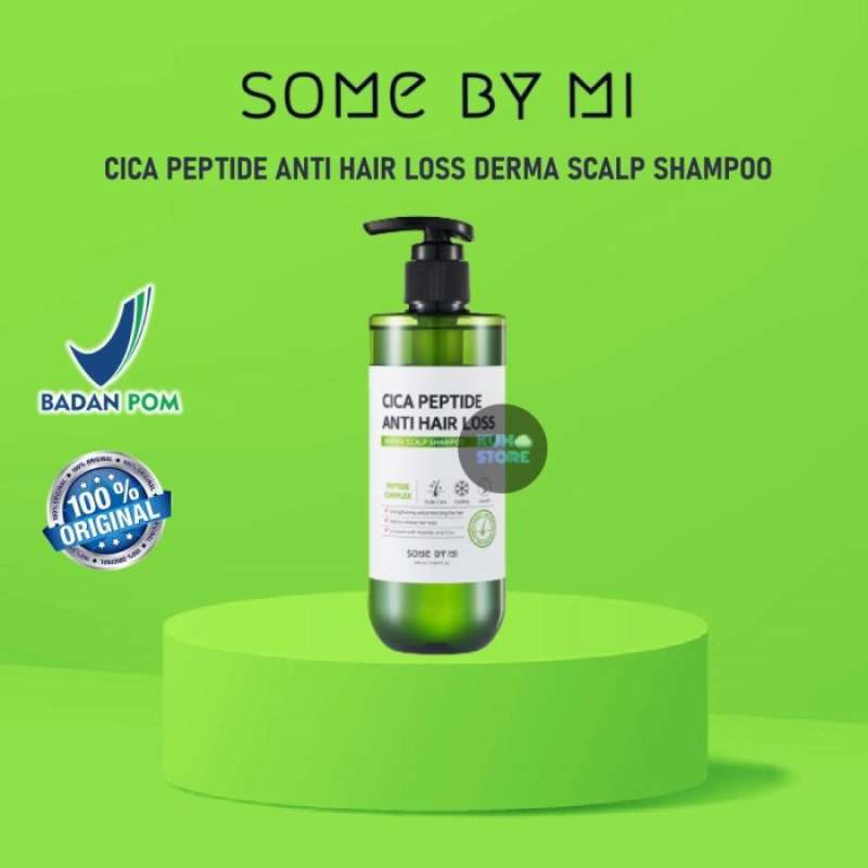 Promo Some By Mi Cica Peptide Anti Hair Loss derma scalp SHAMPOO 285ml