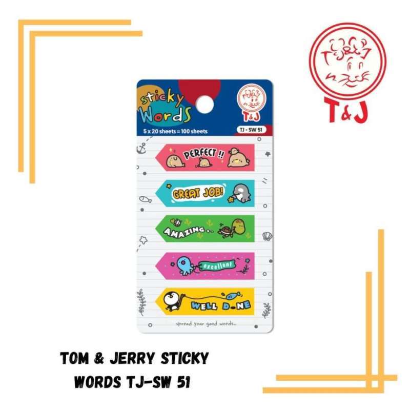 Jual TOM & JERRY STICKY WORDS TJ-SW 51 [ PCS ] di Seller Sarana alat ...