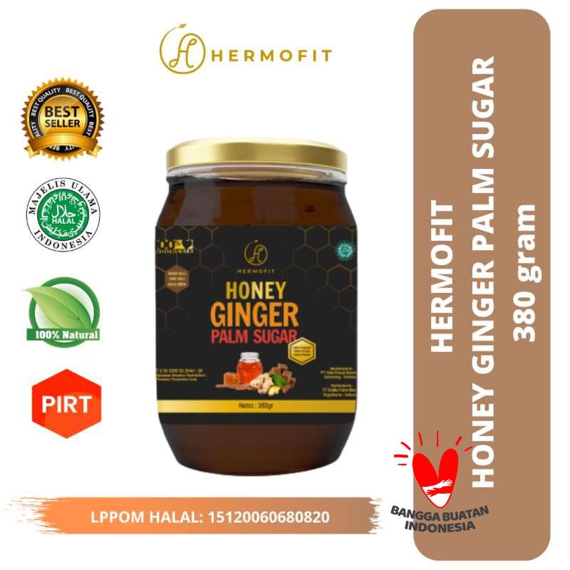Jual HERMOFIT HONEY GINGER PALM SUGAR 380gr / 100 Madu Herbal Asli