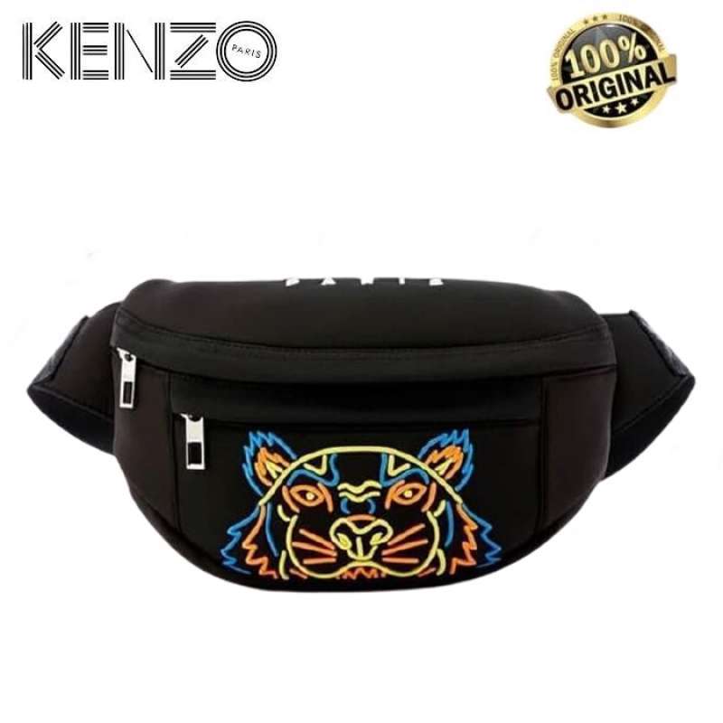 Jual Kenzo Waist Bag Tiger Bumbag Waistbag Neoprene ORIGINAL 100