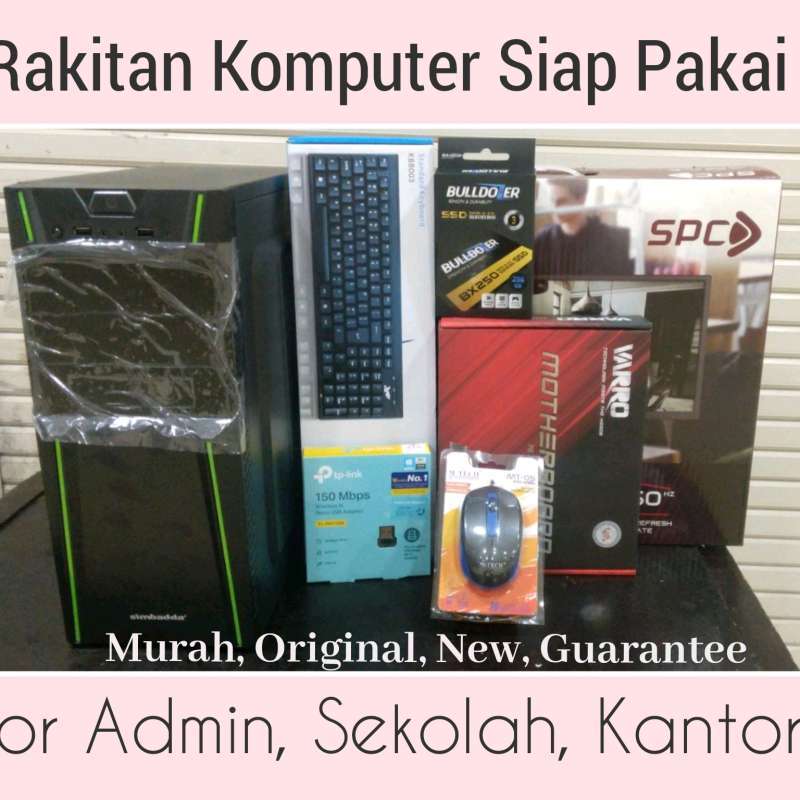 Jual Paket Rakitan Pc / Komputer Core I5 For Admin / Kantor + Monitor ...