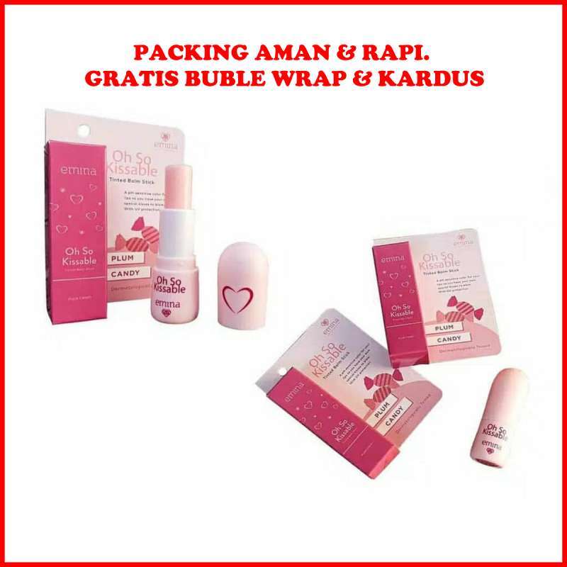 Jual Emina Tinted Lip Balm Pelembab Lindungi Bibir Dari Sinar Matahari