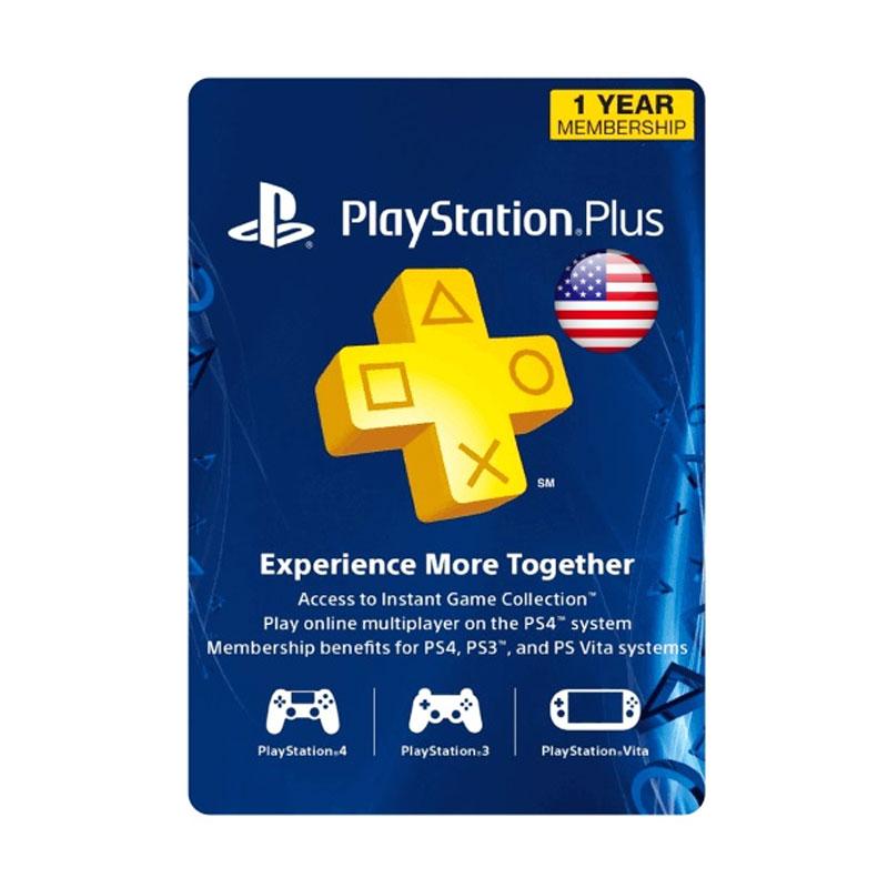 Jual SONY US Playstation Plus Membership Digital Code Voucher [1 tahun] di Seller Silfolion