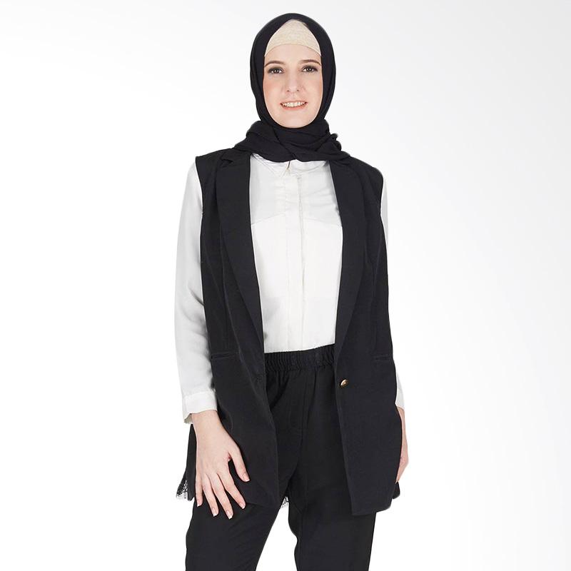 Jual Hijabenka 226869 Baby Vest Cardigan Muslim - Black 