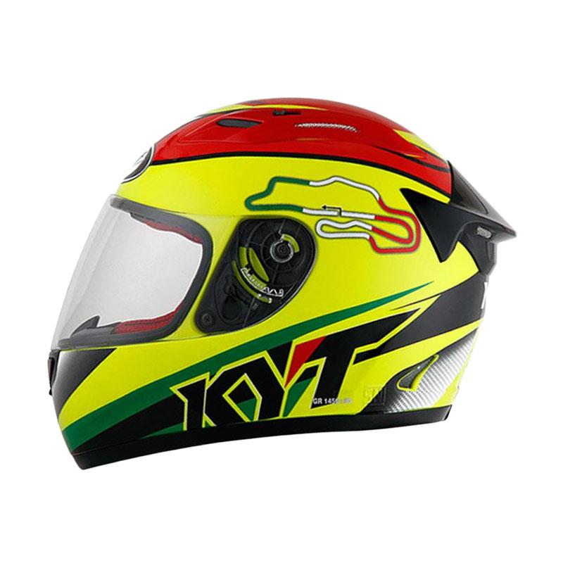 Jual KYT RC7 #15 Circuit Italia Helm Full Face - Yellow - XL di Seller ...