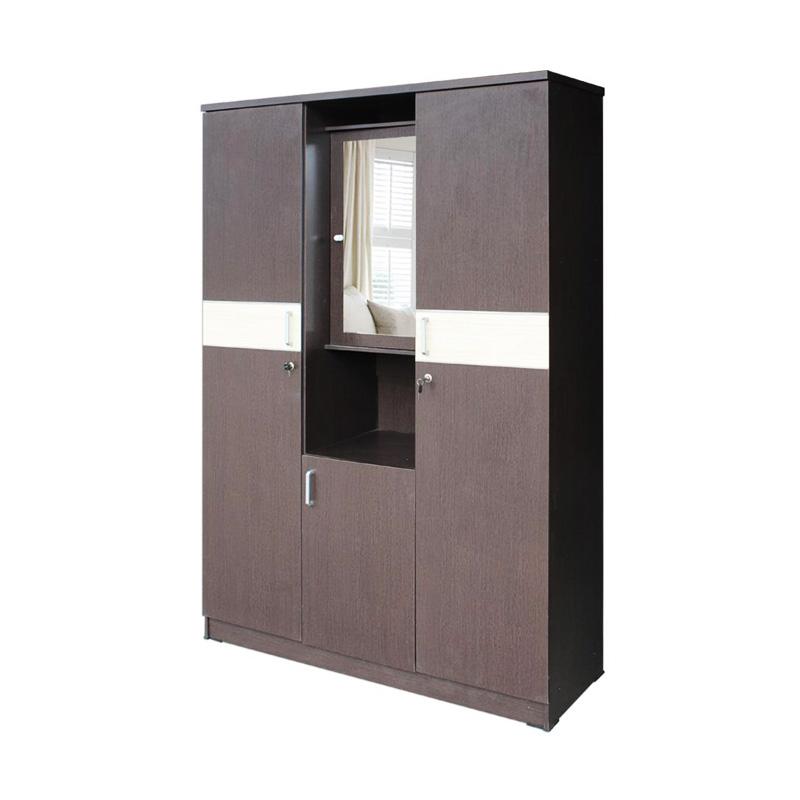 jual lemari pakaian 3 pintu lis dan cermin harga jual lemari pakaian 3 pintu lis dan cermin harga