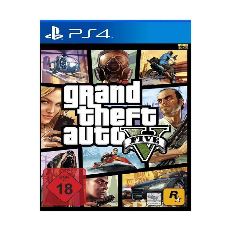 Jual Sony PS4 Game Grand Theft Auto V - GTA 5 DVD Game
