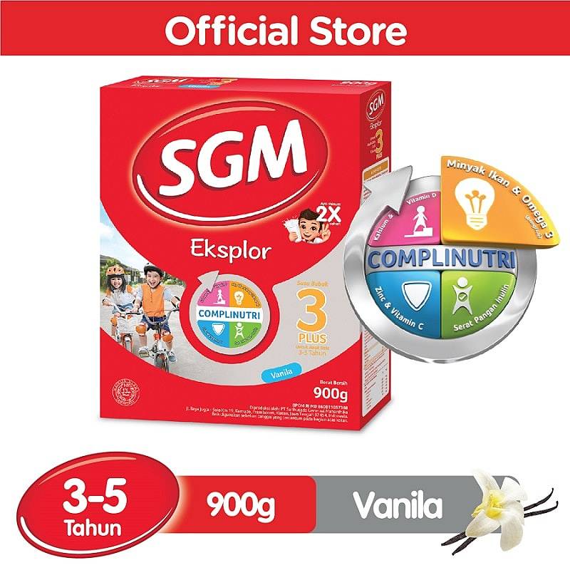 Jual KEMASAN BARU - SGM Eksplor 3 Pro-GressMaxx Vanila