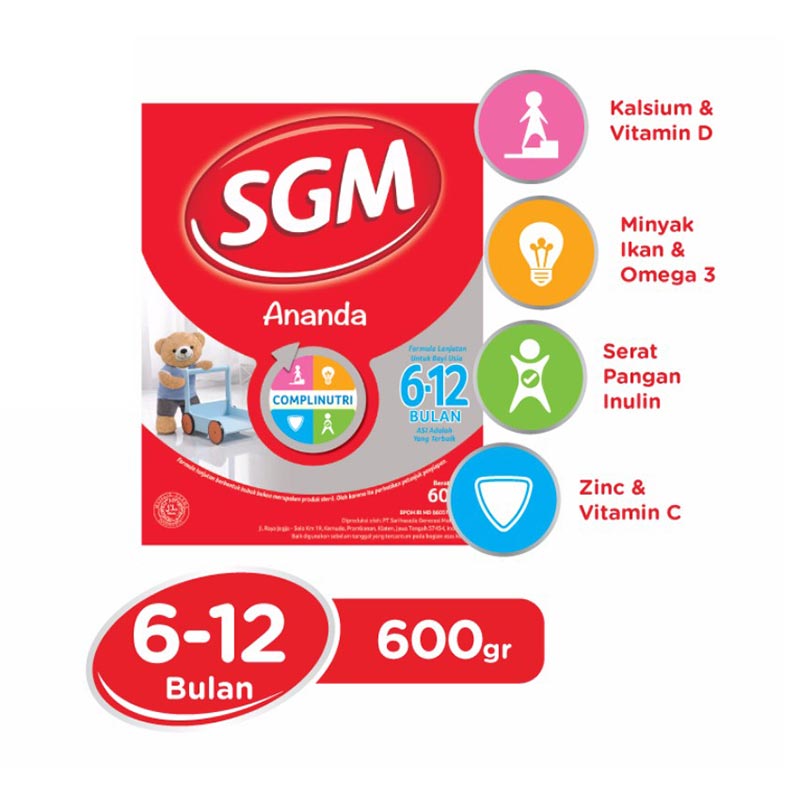 Jual SGM Ananda Presinutri 2 Susu Formuls Box 600gr Online