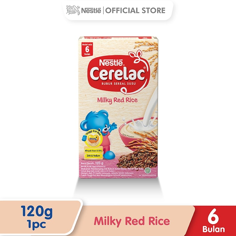 Jual CERELAC Beras Merah Susu Makanan Bayi [120 g] Murah