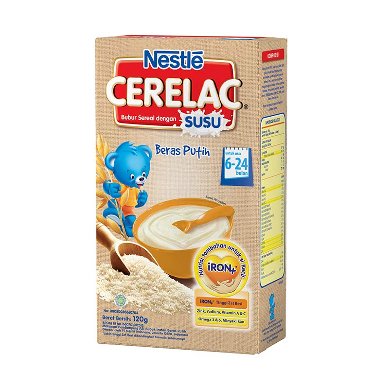 Jual Nestle Cerelac Makanan Bayi Beras Putih [120gr