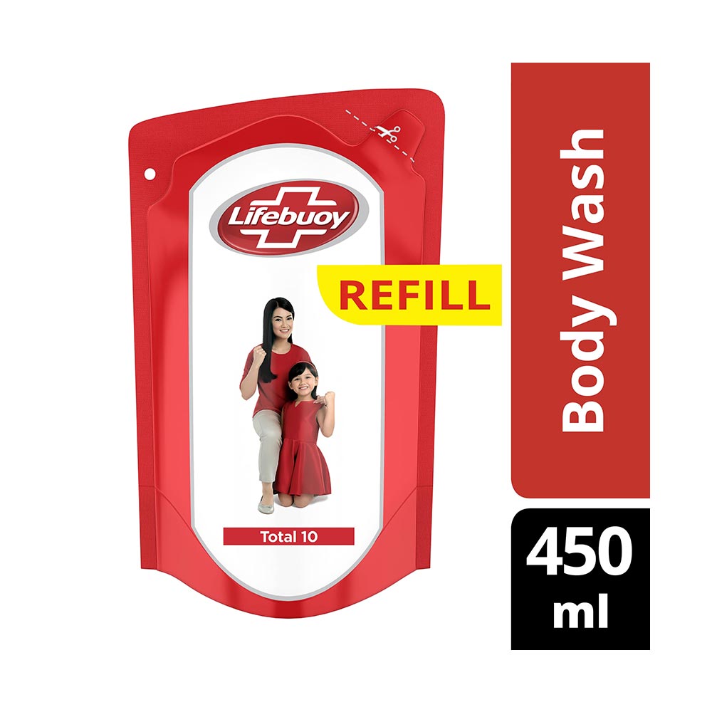 Jual Lifebuoy Total10 Pouch Body Wash [450 mL] di Seller Gibang Mart Cilangkap, Kota Jakarta