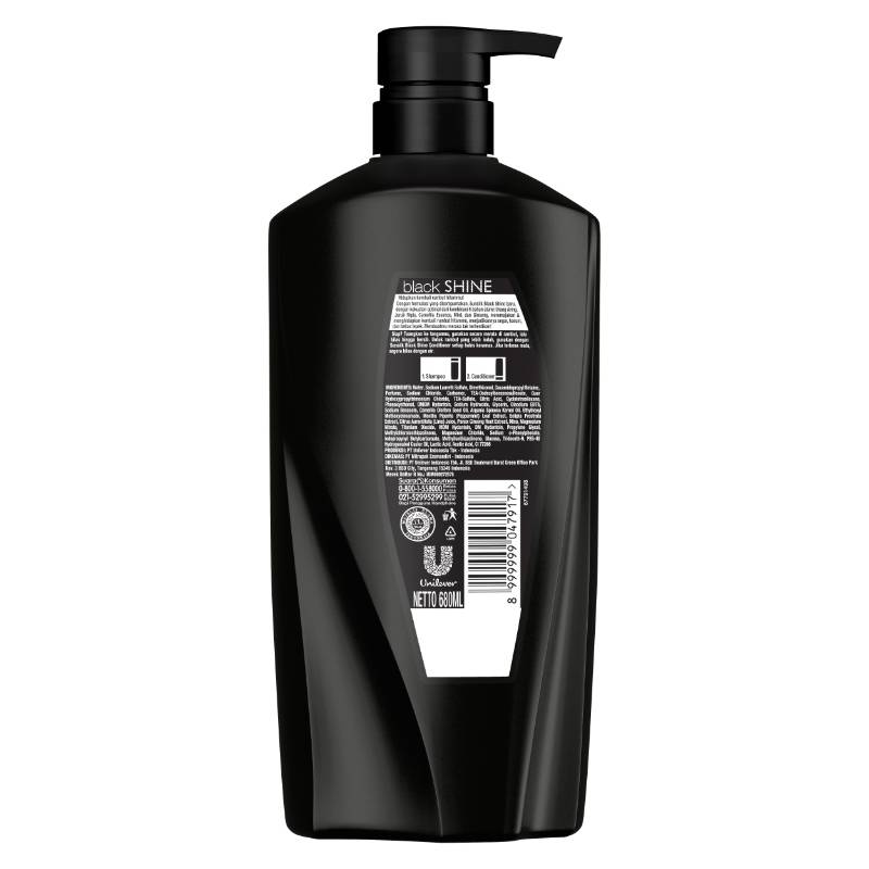 Jual Sunsilk Shampoo Black Shine 680ml Online April 2021