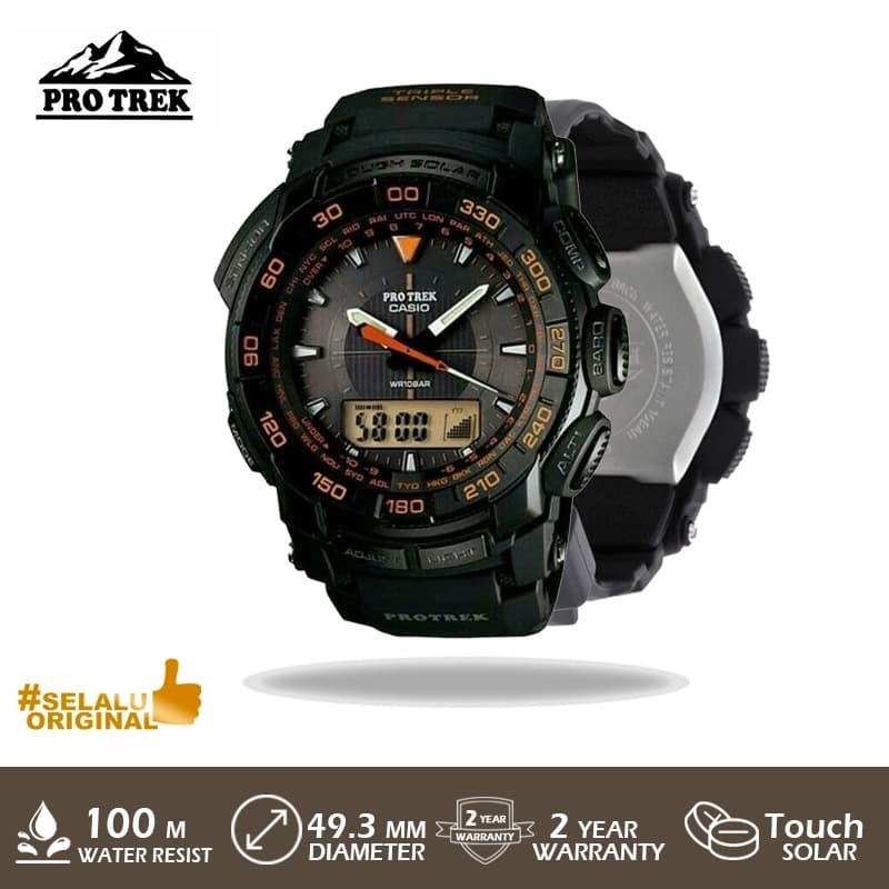 Promo Casio Protrek PRG 550 1A4DR Jam Tangan Pria Diskon 50 di