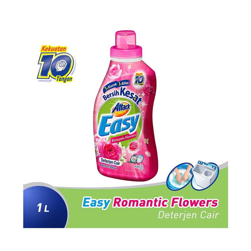 Jual Attack Easy Liquid Romantic Flower Botol  Detergent  