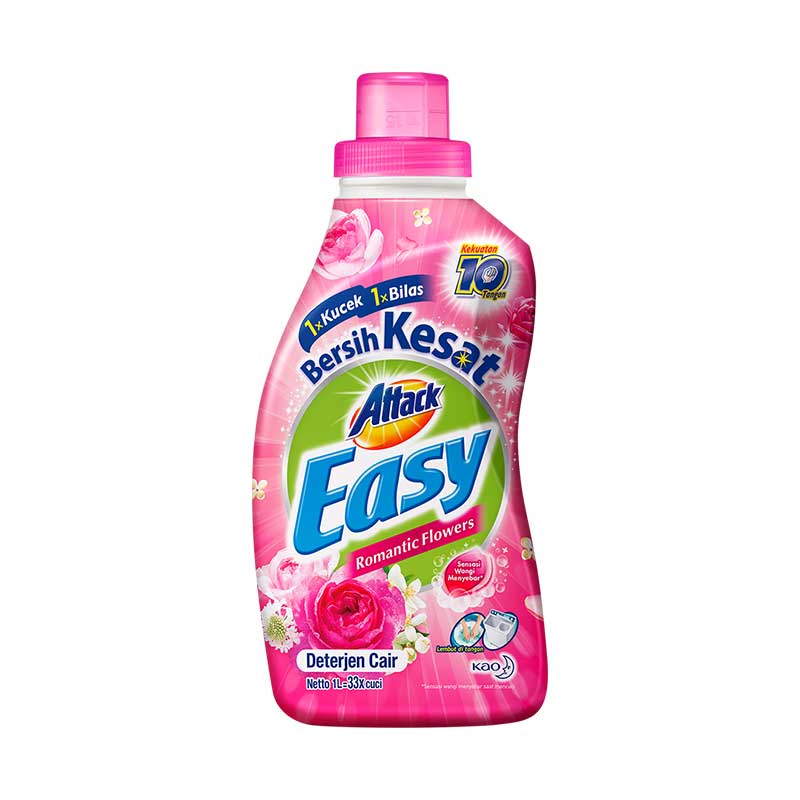 Jual Attack Easy Liquid Romantic Flower Botol  Detergent  