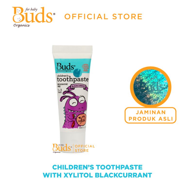 Jual Buds For Kids Children'S Toothpaste With Natural Xylitol