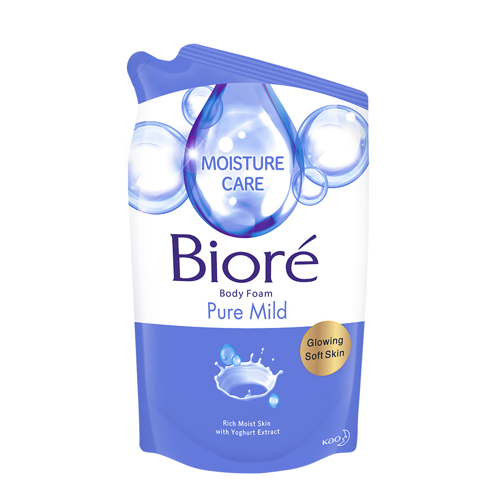 Jual Biore Pure Mild Pouch Body Foam 450 Ml [8992727001700] Di Seller ...