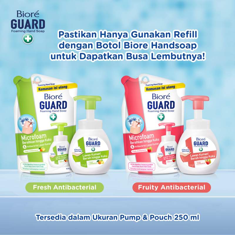 Jual Biore Fruity Antiseptic Foaming Hand Soap [250 mL
