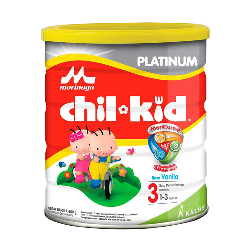 Jual Morinaga Chil kid Platinum Vanilla Tahap 3 Kemasan Baru [1-3 t   ahun