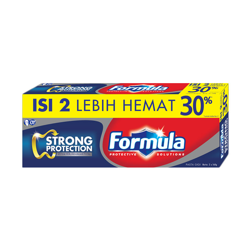 Jual Pasta Gigi Formula Strong Protector 160 Gr Twinpack Online Desember 2020 Blibli