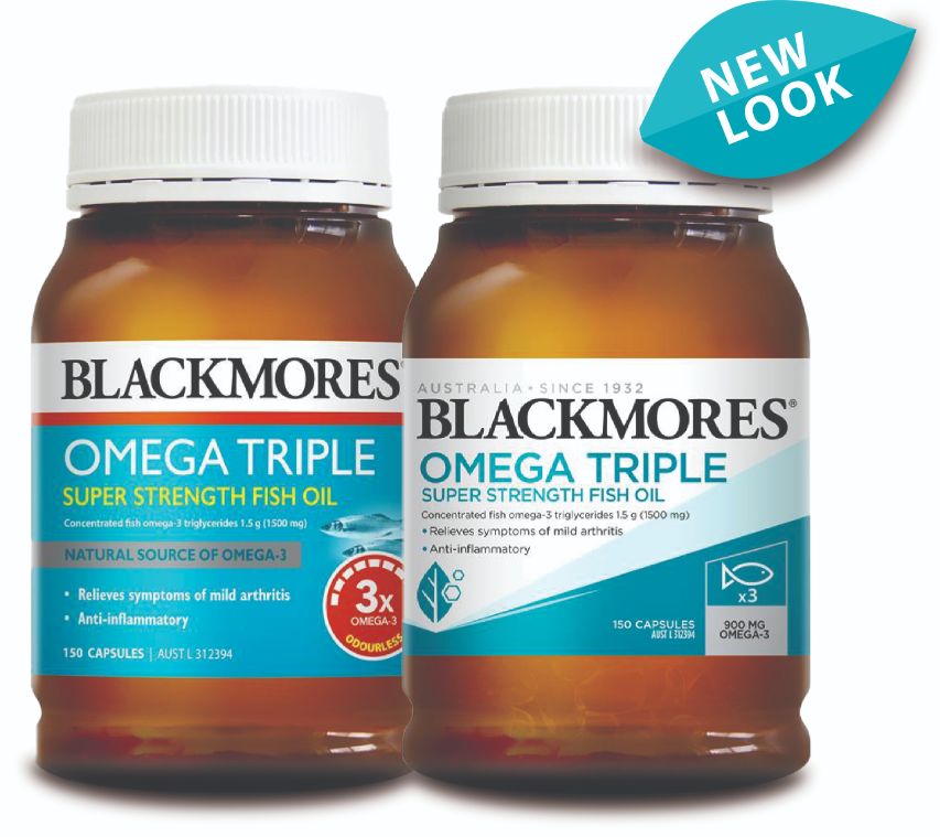 Jual Blackmores Omega Triple Concentrated Fish Oil Multivitamin [150