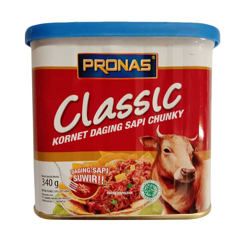 Jual Pronas Classic Corned Beef 340g 0301010012 Online ...
