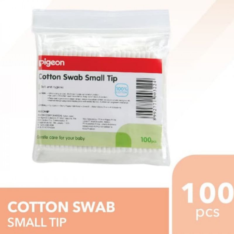 Jual Pigeon Cotton Buds 100pcs Small Tips di Seller Babyzania Official