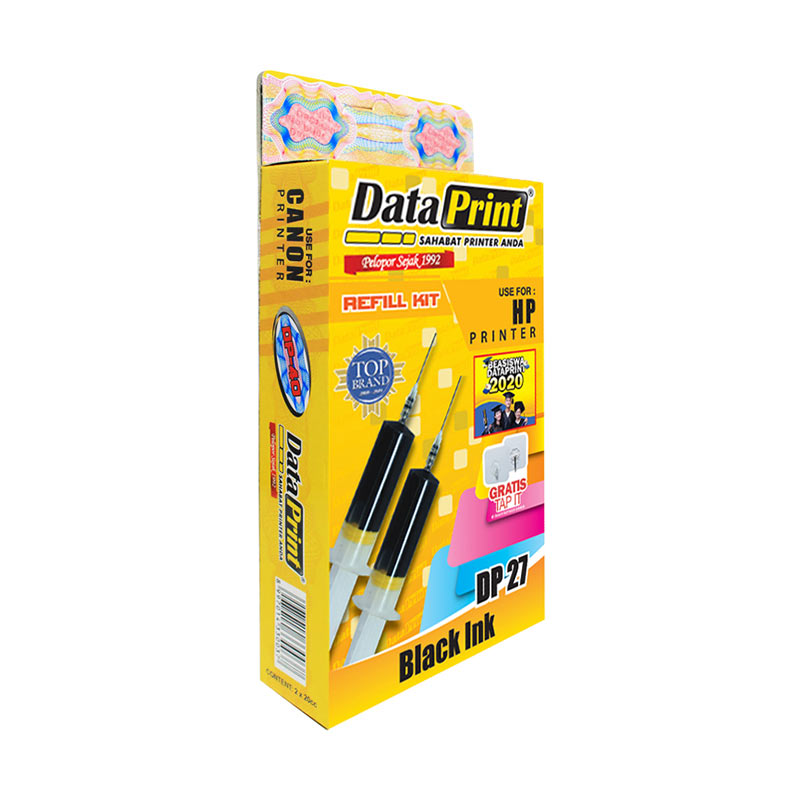 Jual Data Print DP 27 Tinta Refill for Cartridge Printer