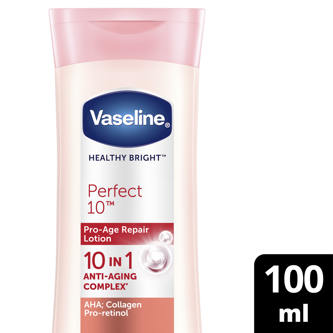 Promo Vaseline Lotion Healthy Bright Perfect 10 100ml Diskon 5 Di