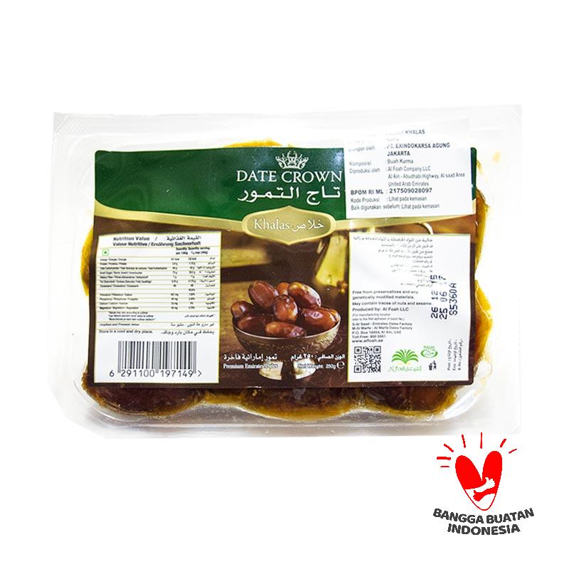 √ Date Crown Khalas Premium Kurma [250 G] Terbaru Juli 2021 harga murah