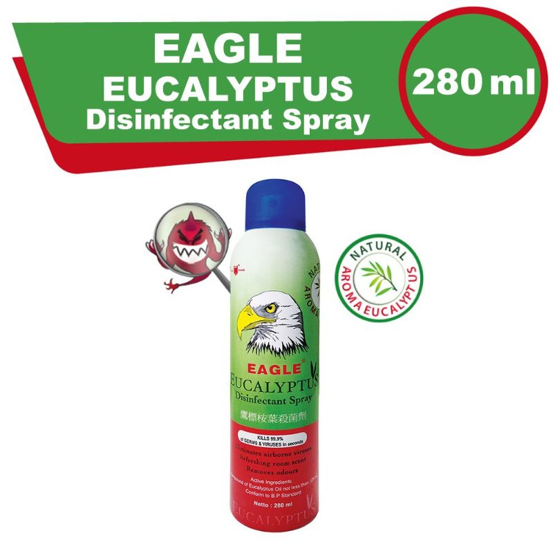 Jual Cap Lang Eagle Eucalyptus Disinfectant Spray - 280 ml