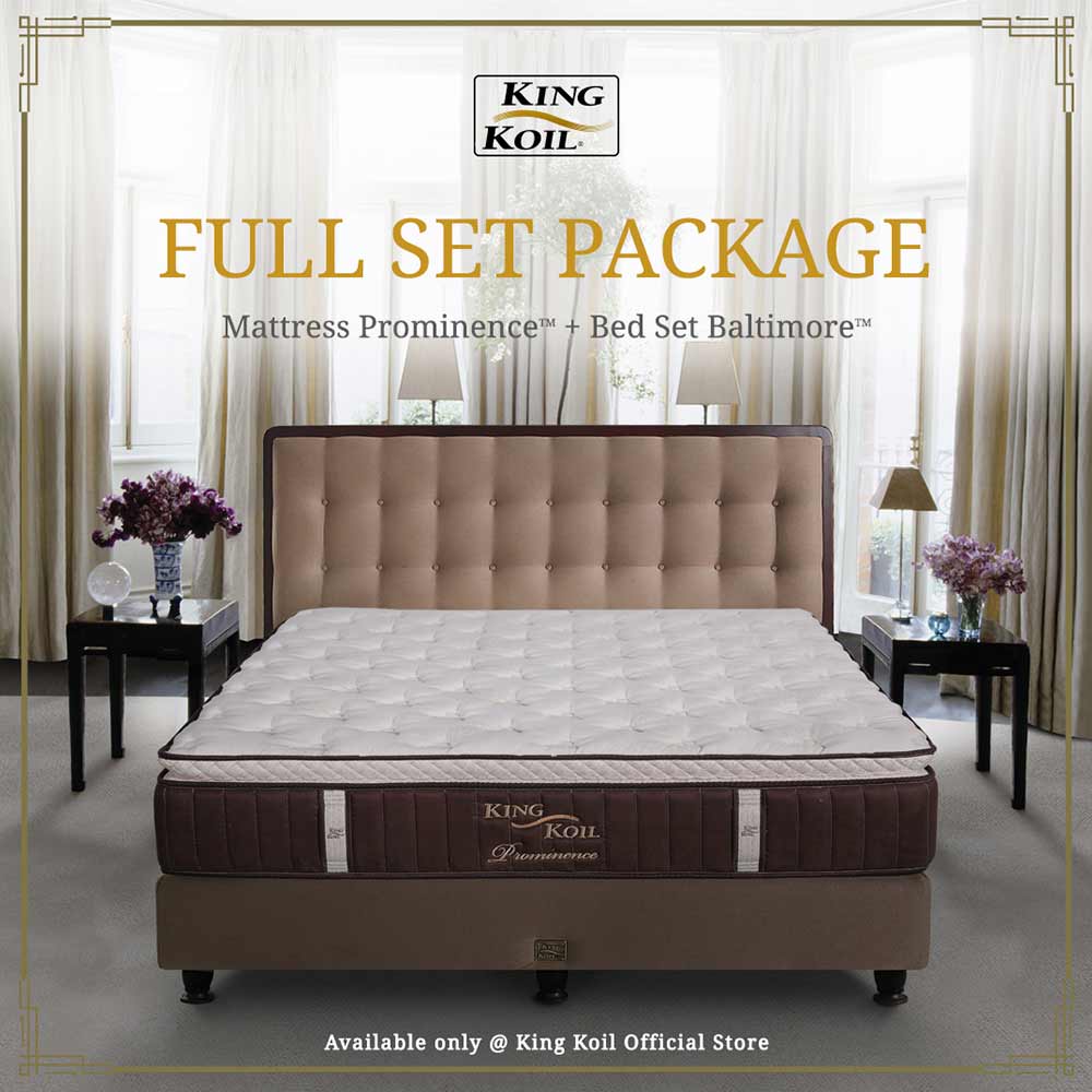 King Koil Prominence Complete Set Tempat Tidur [Jabodetabek & Bandung Only]