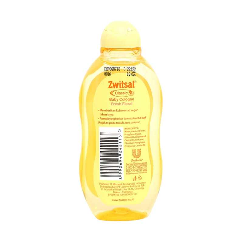 zwitsal canola oil baby cologne