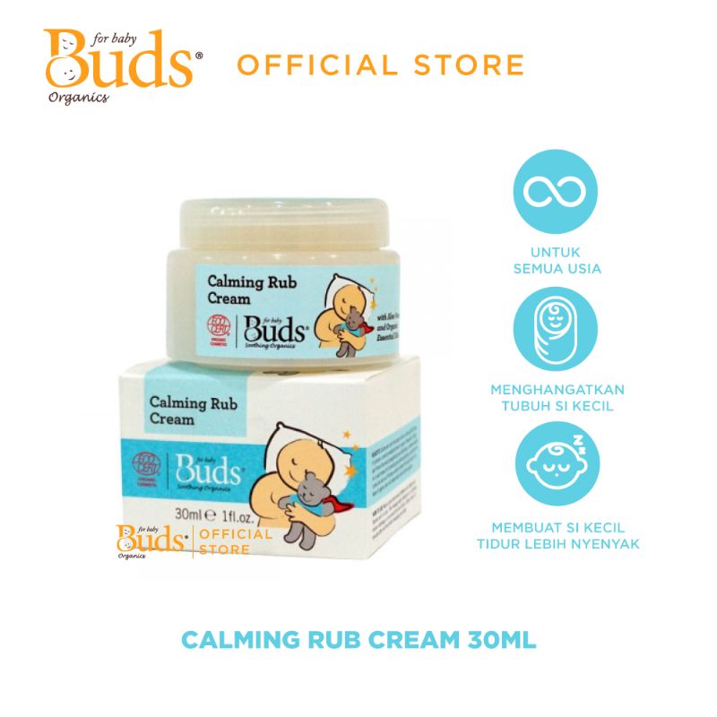 calming rub cream buds
