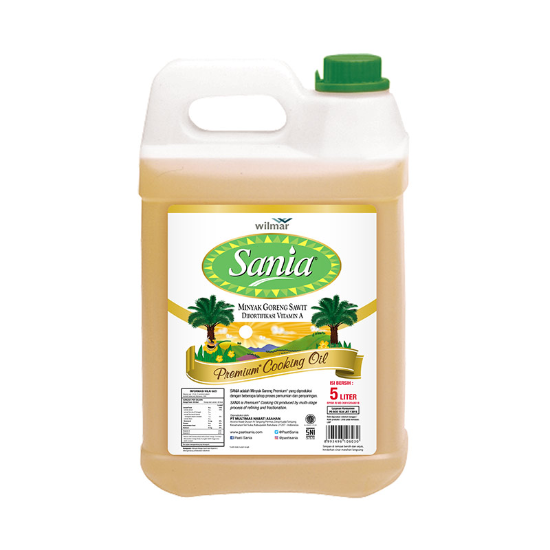 Jual Sania Premium Minyak  Goreng  Jerigen  5000 mL Online 