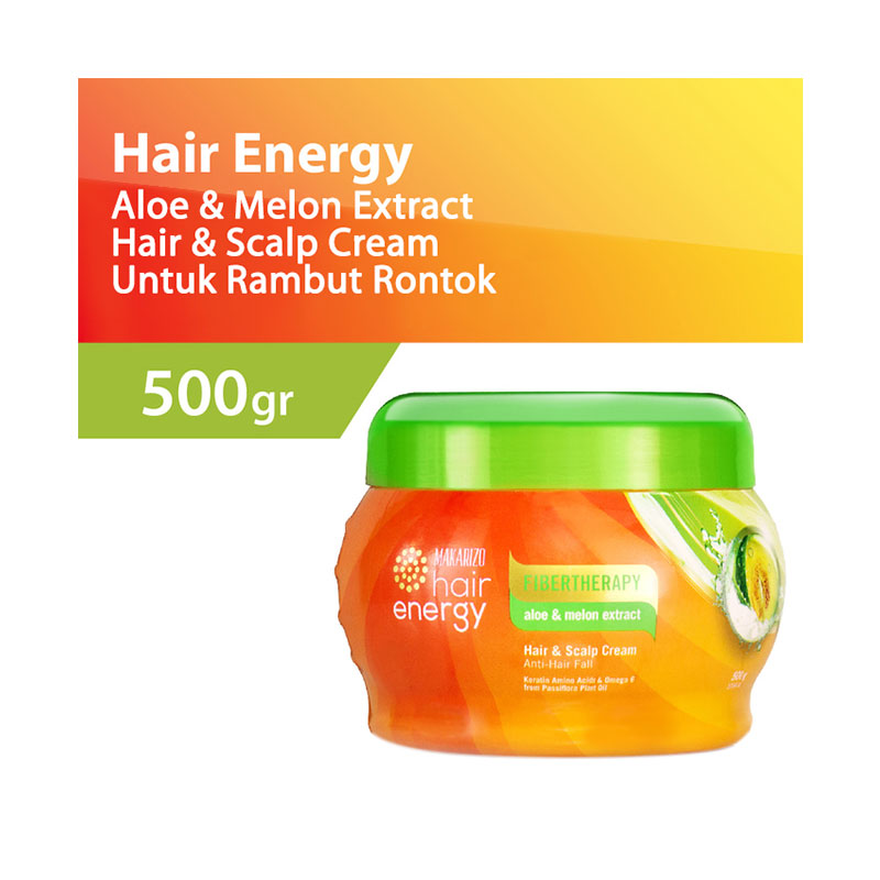 Jual Makarizo Hair Energy Fibertherapy Aloe & Melon Extract [500 Ml] Di