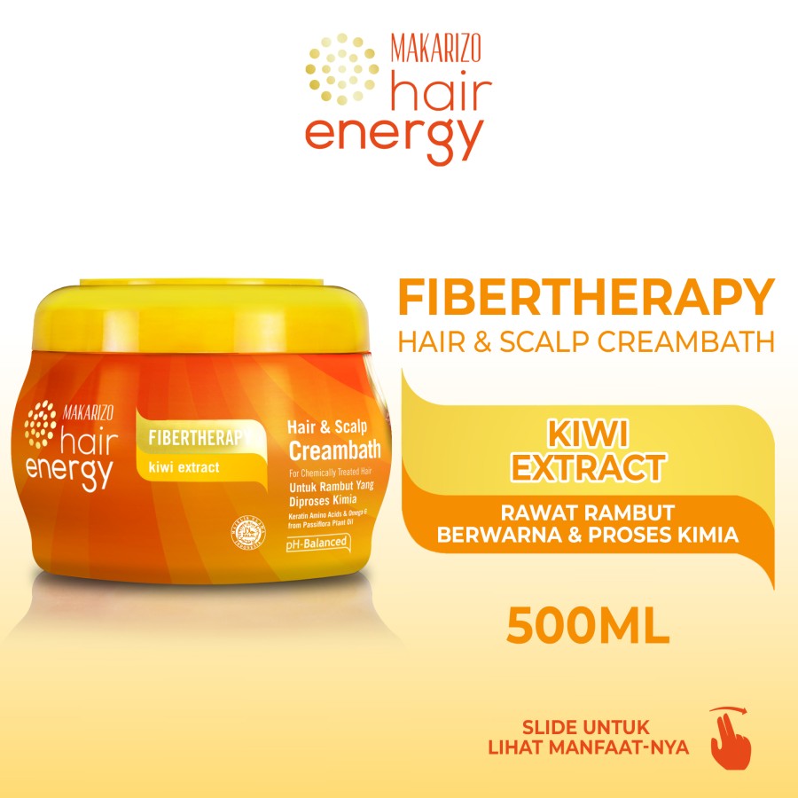 Jual Offline Store Makarizo Hair Energy Fibertherapy Kiwi Extract [500 gr] di Seller Blibli