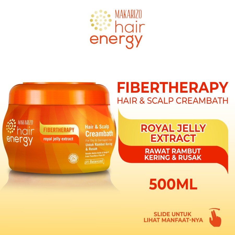 Promo Makarizo Hair Energy Fibertherapy Royal Jelly Extract [500 gr