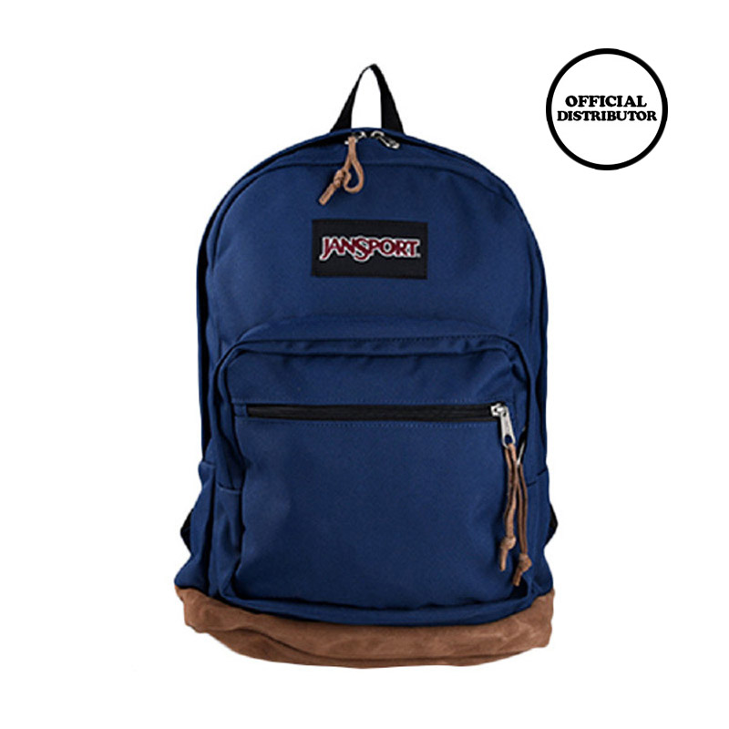 jansport right pack navy blue