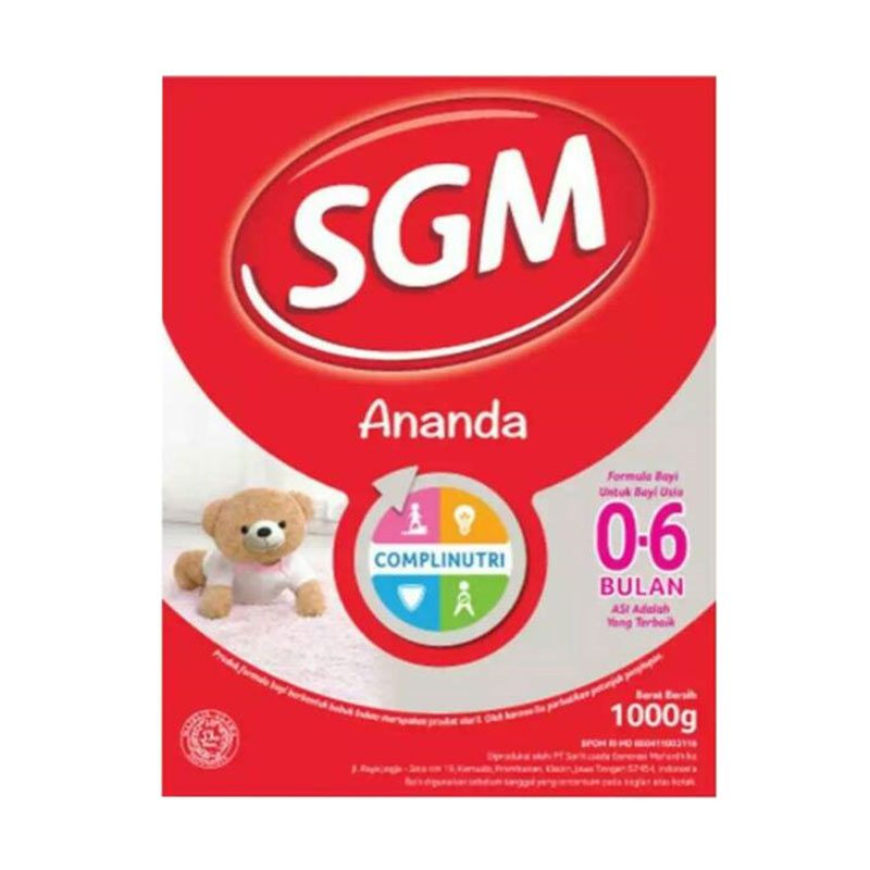 Jual SGM Ananda 0-6 pro-gress maxx Susu Formula [1000g
