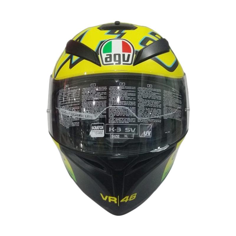 Jual AGV K3 SV SNI Winter Test 2012 Helm Full Face Black Matt di