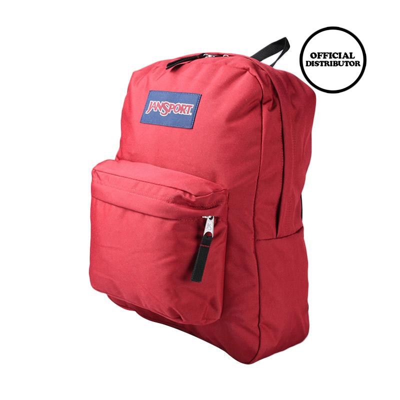 red jansport backpack