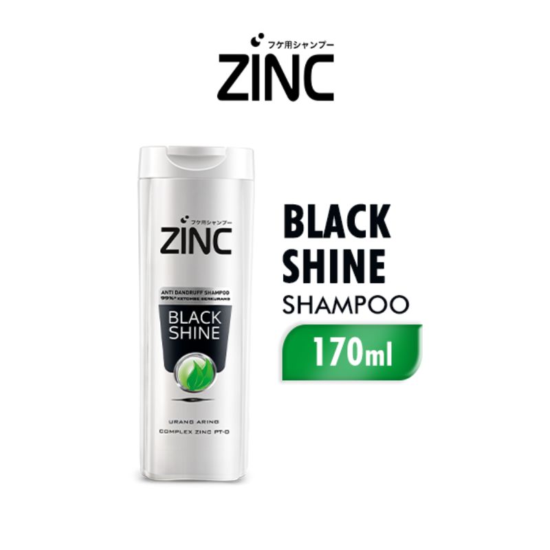 ZINC SHP BLACK SHINE BTL 170 ML