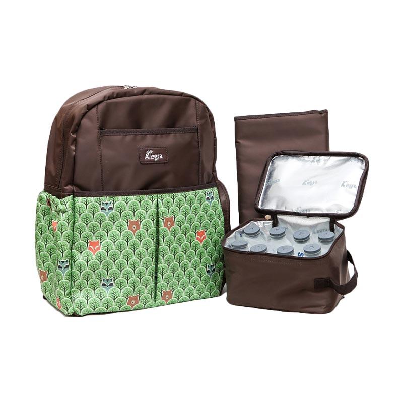 green diaper backpack