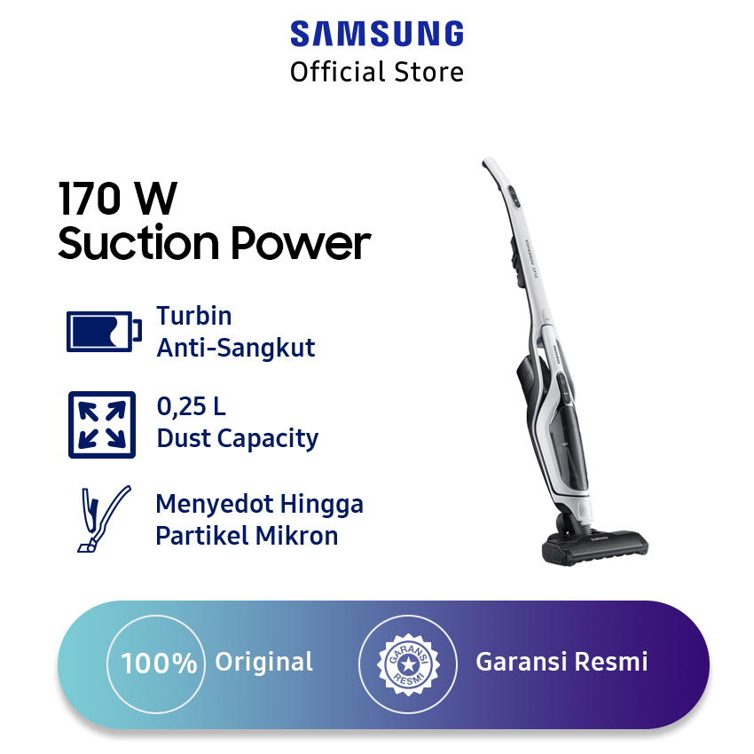 Jual Samsung Powerstick Vs60k6050kw Se Vacuum Cleaner Online Februari 2021 Blibli