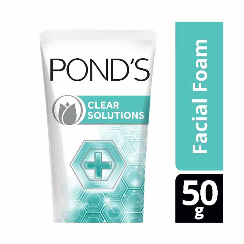 Promo POND'S Clear Solution Anti Bacterial Facial Scrub [50 g] Diskon