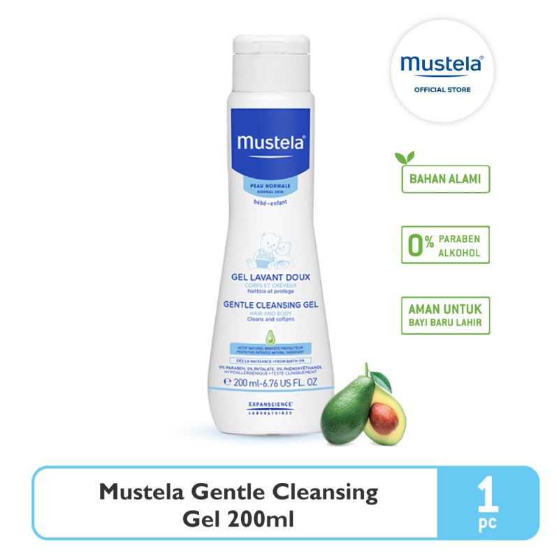 mustela bebe gentle cleansing gel