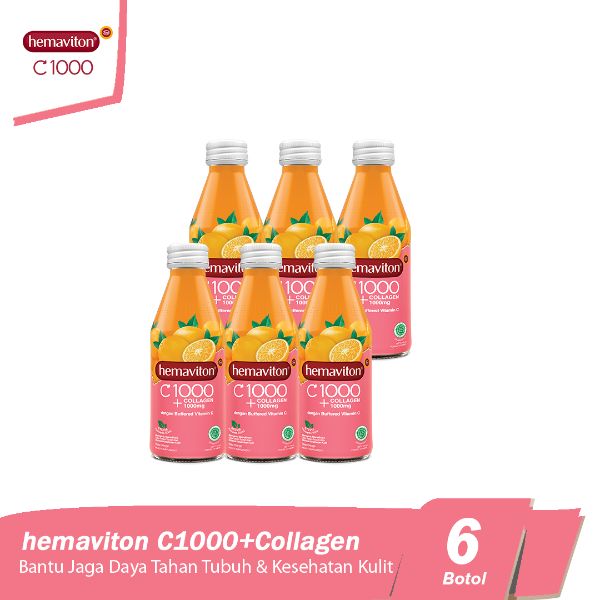 Jual Hemaviton C1000 Collagen Liquid Orange [150 mL/6 pcs