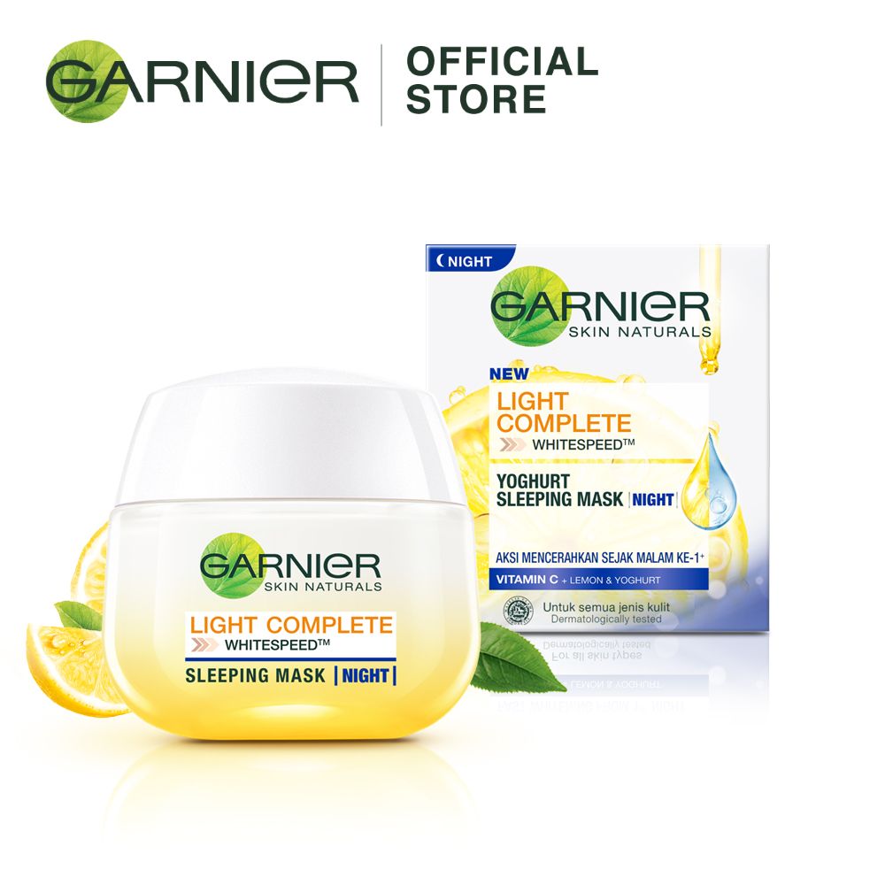 Jual Garnier Light Complete Night Yoghurt Sleeping Mask 50 Ml Murah Mei 2021 Blibli